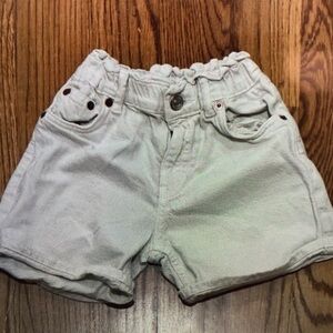 Kids Cream Shorts